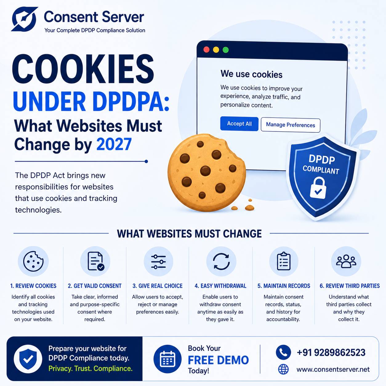 Cookies Under DPDPA: What Websites Must Change by 2027