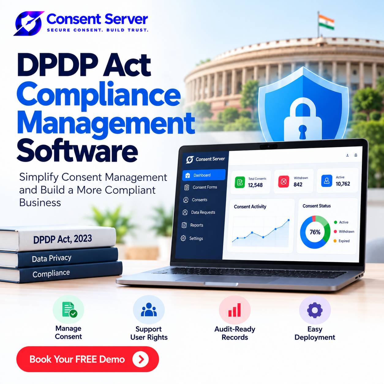 DPDP Act Compliance Management Software | Consent Server Copy